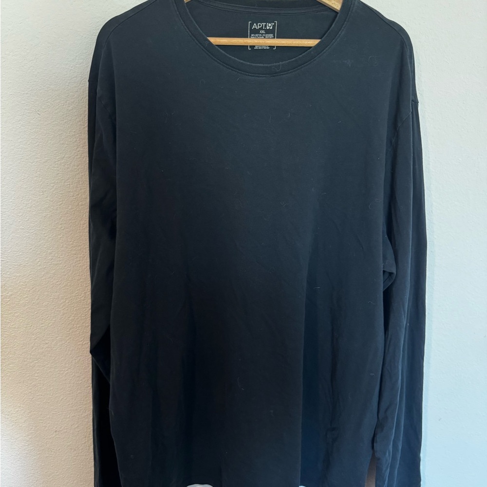 APT 9 XXL Men's Black Long Sleeve Tee